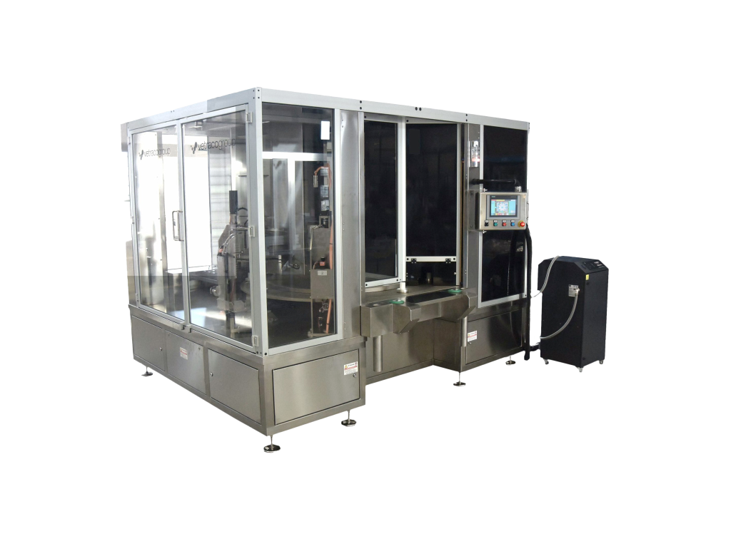 The LS 20 X laser unit is the right machine for medium high-speed lasering decoration for both powders or lipstick. Its modular design allows customized versions based on output, lasering areas, special applications.